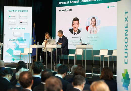 Dominique Senequier and Alain Gallois